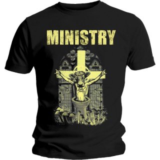 MINISTRY Holy Cow Block Letters, Tシャツ