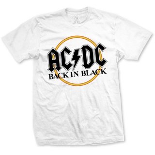 AC/DC Back In Black/white, Tシャツ