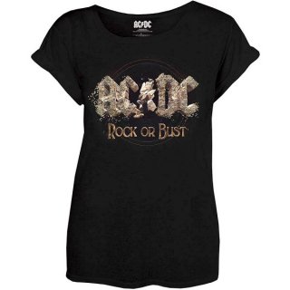 AC/DC Rock Or Bust/Ro, レディースTシャツ