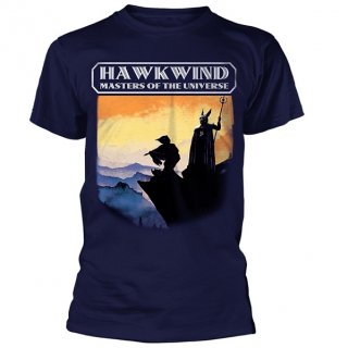 HAWKWIND Masters Of The Universe (Navy), Tシャツ