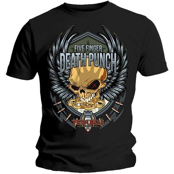 FIVE FINGER DEATH PUNCH Trouble, Tシャツ - メタルTシャツ専門
