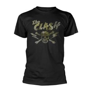 THE CLASH Grunge Skull, T