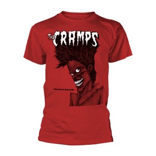 THE CRAMPS Bad Music For Bad People (red), Tシャツ
