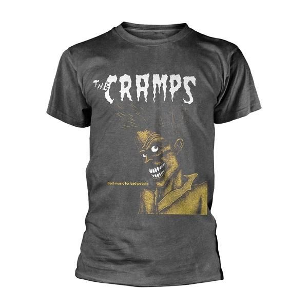 THE CRAMPS Bad Music For Bad People (vintage Wash), Tシャツ THE CRAMPS Bad Music For Bad People (vintage Wash), Tシャツ