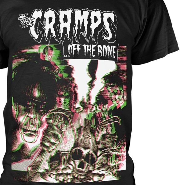 THE CRAMPS Off The Bone (black), Tシャツ - メタルTシャツ専門店