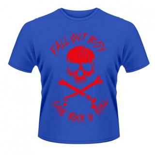 FALL OUT BOY Skull And Crossbones (blue), Tシャツ