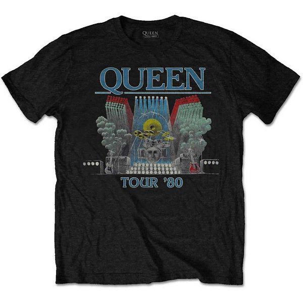 QUEEN Tour '80, Tシャツ - メタルTシャツ専門店METAL-LIFE