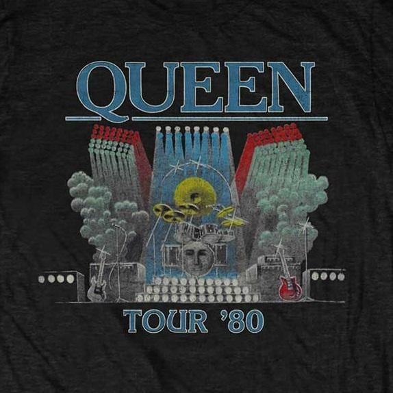 QUEEN Tour '80, Tシャツ - メタルTシャツ専門店METAL-LIFE