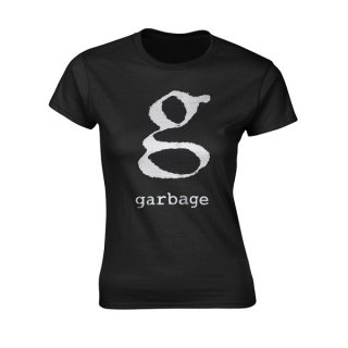 GARBAGE Logo (black), レディースTシャツ