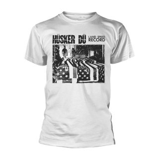 HUSKER DU Land Speed Record (white), T