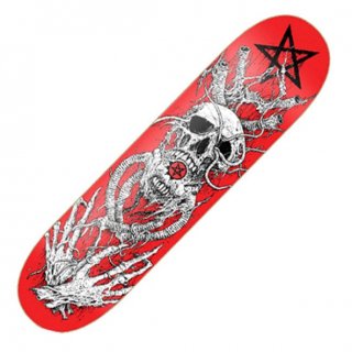 ARCH ENEMY Red Skull, スケートボードデッキ