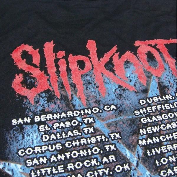SLIPKNOT ツアーT 2014年 SLIPKNOT スリップノット 14-15 ツアー Tシャツ オフィシャル L