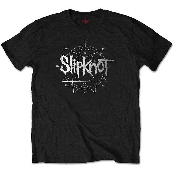 SLIPKNOT Logo Star Diamante, Tシャツ - メタルTシャツ専門店
