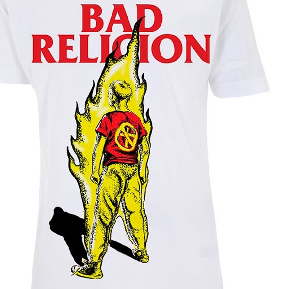 BAD RELIGION Boy On Fire, Tシャツ - メタルTシャツ専門店METAL-LIFE(メタルライフ)