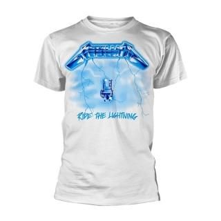 METALLICA Ride The Lightning White, T