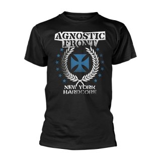 AGNOSTIC FRONT Blue Iron Cross, Tシャツ