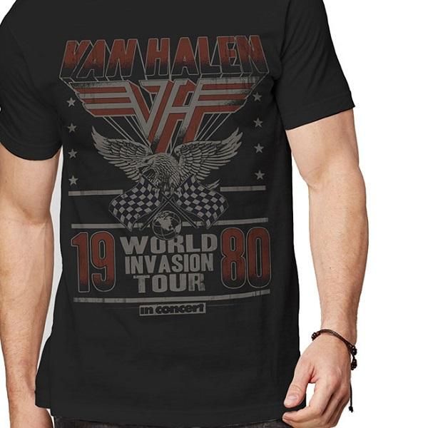Van Halen 1980 TOUR TシャツロックT ツアー　ヴァンヘイレン VINTAGE 80S VANHALEN TOUR TSHIRTS L BLACK | new&usedclothing