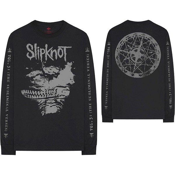 SLIPKNOT Subliminal Verses, ロングTシャツ - メタルTシャツ専門店METAL-LIFE(メタルライフ)