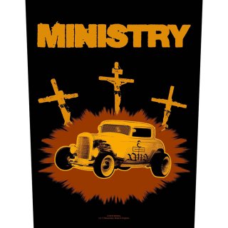 MINISTRY Jesus Built My Hot-Rod, バックパッチ<img class='new_mark_img2' src='https://img.shop-pro.jp/img/new/icons5.gif' style='border:none;display:inline;margin:0px;padding:0px;width:auto;' />