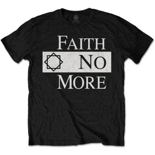 FAITH NO MORE Classic Logo V.2. Blk, Tシャツ