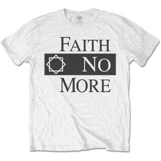 FAITH NO MORE Classic Logo V.2. Wht, Tシャツ