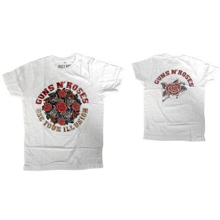 GUNS N' ROSES Use Your Illusion Wht, Tシャツ