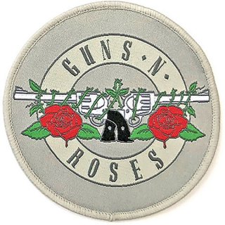GUNS N' ROSES Silver Circle Logo, パッチ