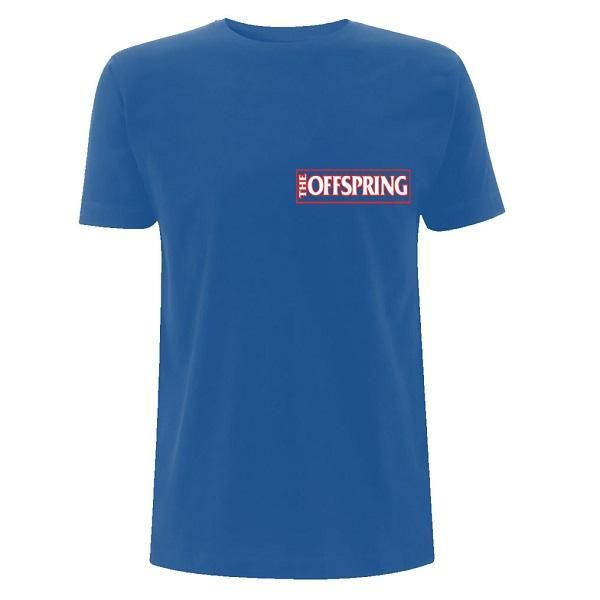 THE OFFSPRING ロゴ Tシャツ ダークブルー THE OFFSPRING White Guy Blue, Tシャツ - メタルTシャツ専門店