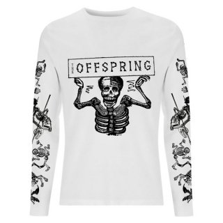 THE OFFSPRING Skeletons White, ロングTシャツ