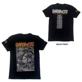 BARONESS Gold & Grey Dateback, Tシャツ