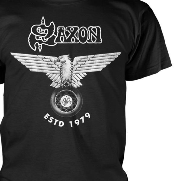 SAXON Tシャツ サイズL サクソン ラウドパーク公演 バンドTシャツ 新品 SAXON Tシャツ サイズL サクソン ラウドパーク公演 バンドT