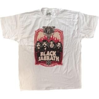 BLACK SABBATH Faces Wht, T