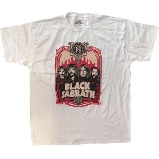 BLACK SABBATH Faces Wht, T