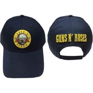 GUNS N' ROSES Circle Logo Navy Blue, å