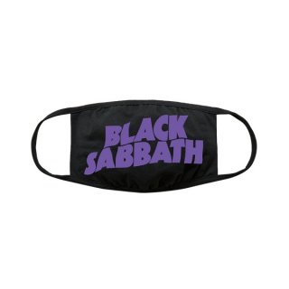BLACK SABBATH Wavy Logo, 布マスク