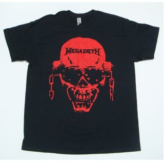 MEGADETH Vic Hi-Contrast Red, Tシャツ