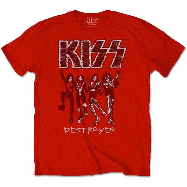 KISS Destroyer Sketch, Tシャツ - メタルTシャツ専門店METAL-LIFE