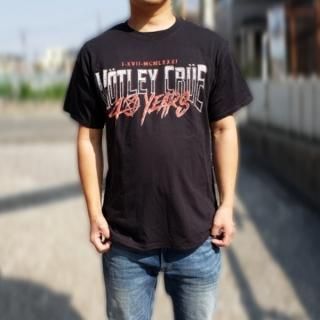 MOTLEY CRUE 40 YEARS Back Print, Tシャツ