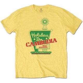 DEAD KENNEDYS Holiday In Cambodia Yellow, T