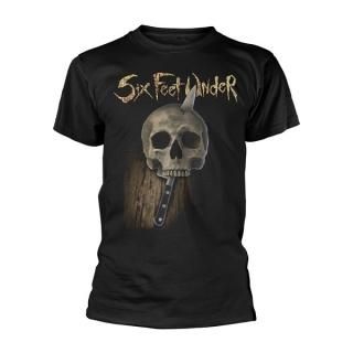 SIX FEET UNDER Knife Skull, T