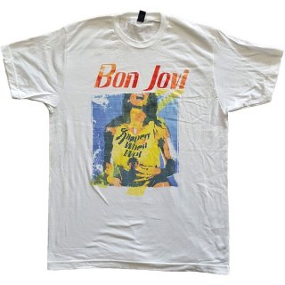 BON JOVI Slippery When Wet Original Cover, Tシャツ