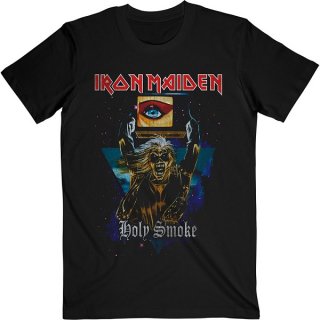 IRON MAIDEN Holy Smoke Space Triangle, Tシャツ
