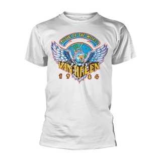 VAN HALEN Tour Of The World '84 Wht, T