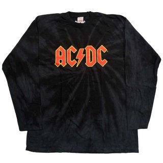 AC/DC Logo Dip-Dye, ロングTシャツ