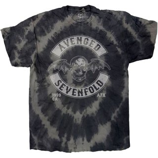AVENGED SEVENFOLD Deathbat Crest Dip-Dye, Tシャツ