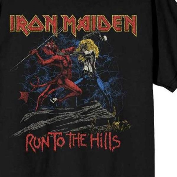IRON MAIDEN Number Of The Beast Run To The Hills Distress, T