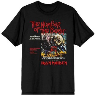 IRON MAIDEN Number Of The Beast Vinyl Promo Sleeve, Tシャツ