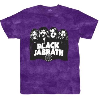 BLACK SABBATH Band & Logo Dye-Wash, Tシャツ