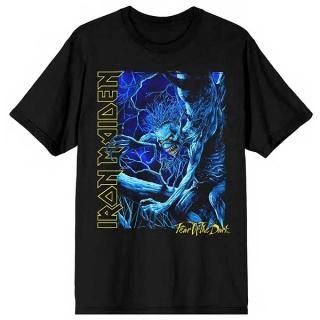 IRON MAIDEN Fear Of The Dark Blue Tone Eddie Vertical Logo, T