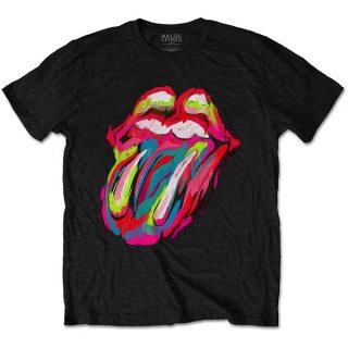 THE ROLLING STONES Sixty Brushstroke Tongue, Tシャツ